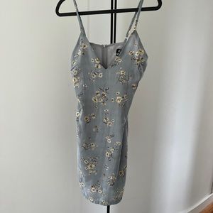 Never worn - blue floral dress